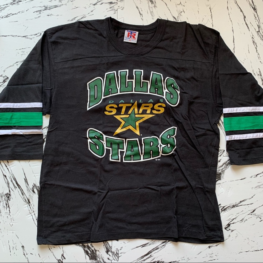 Vintage Dallas Stars Raglan Shirt NHL Made in USA